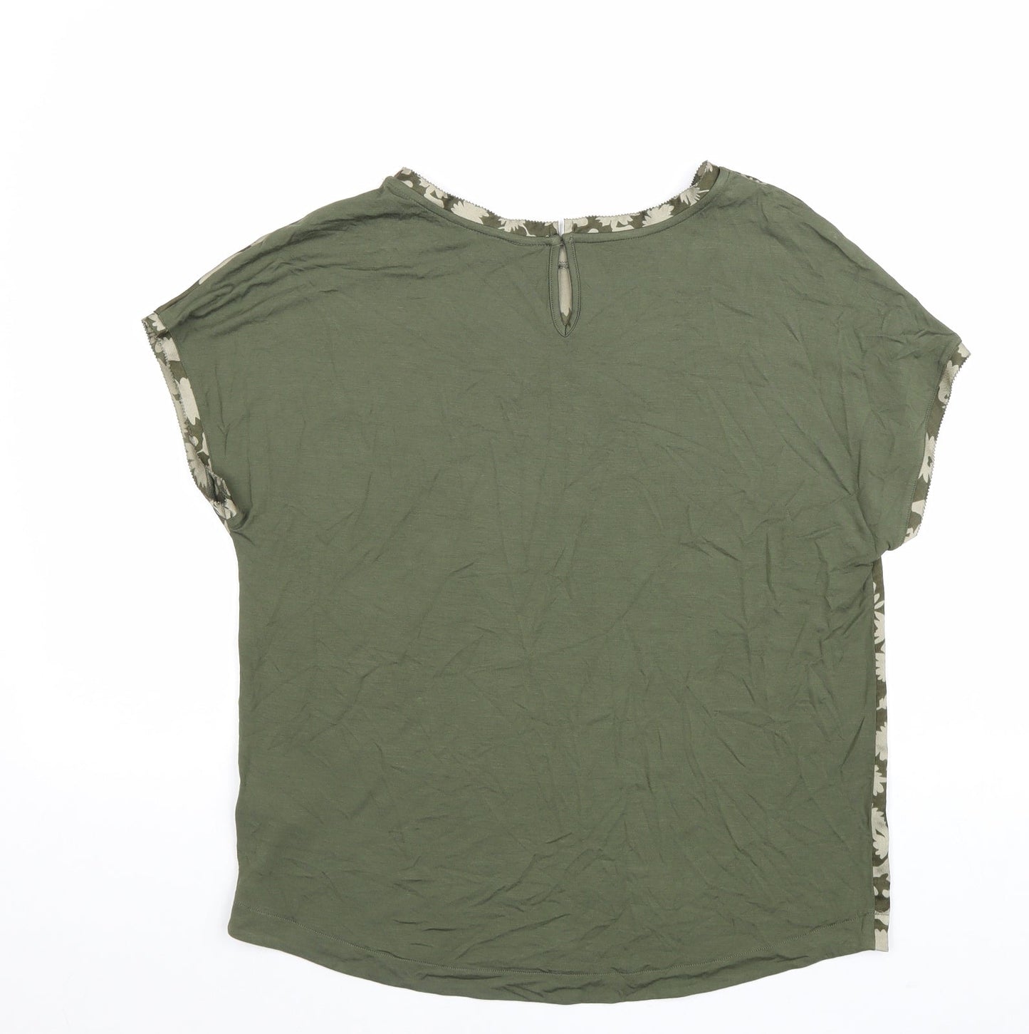Womens UK Size 8 Marks and Spencer Green Basic Blouse