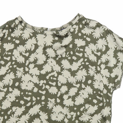 Womens UK Size 8 Marks and Spencer Green Basic Blouse