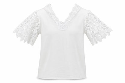 Womens UK Size S Preworn White Basic Blouse