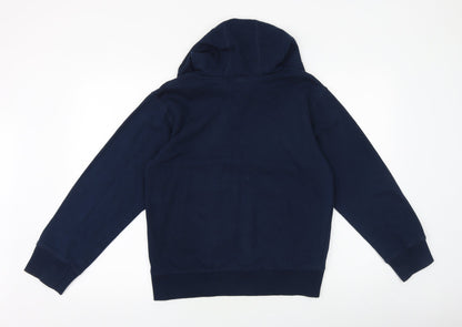 Store twenty one Mens Blue Cotton Pullover Hoodie Size S