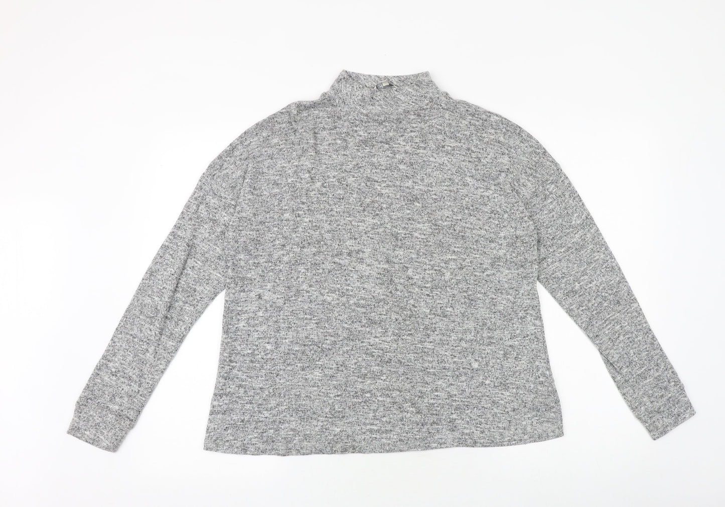 Womens UK Size 10 Peacocks Grey Pullover Jumper
