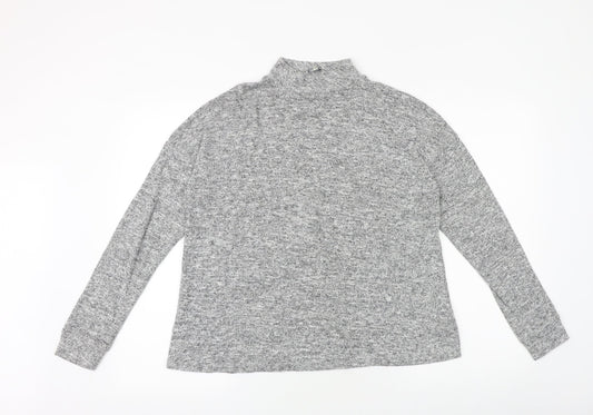 Womens UK Size 10 Peacocks Grey Pullover Jumper
