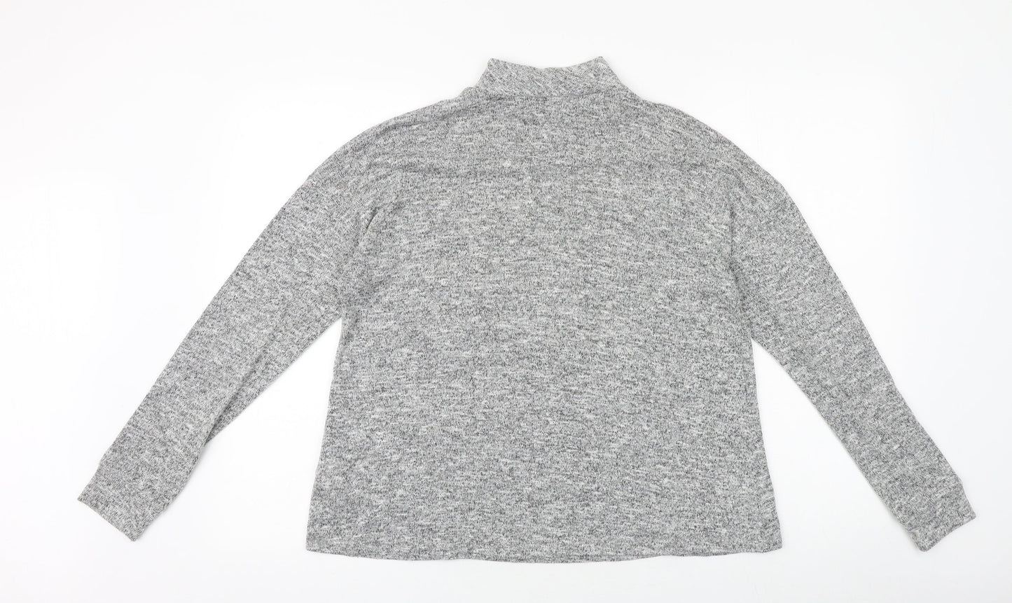 Womens UK Size 10 Peacocks Grey Pullover Jumper