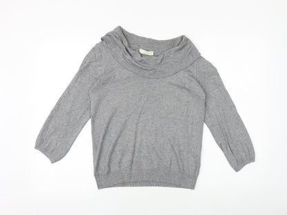 Womens UK Size 12 Marks and Spencer Grey Pullover Jumper