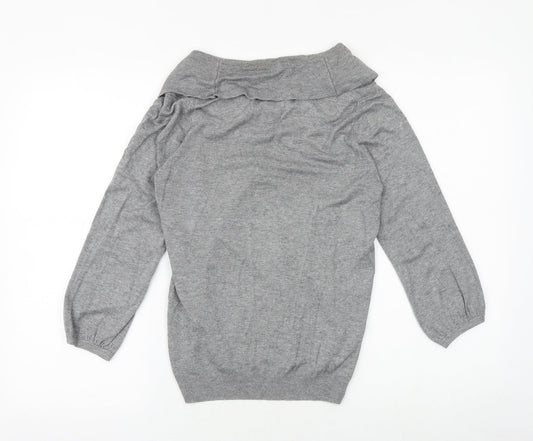 Womens UK Size 12 Marks and Spencer Grey Pullover Jumper