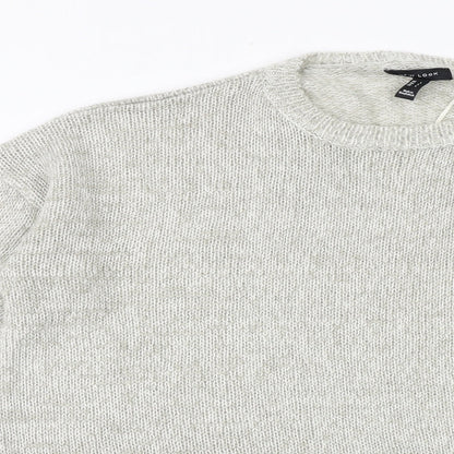 Womens UK Size L New Look Grey Pullover Jumper