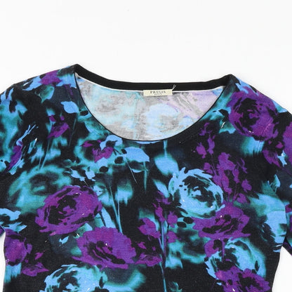 Womens UK Size XS Precis Multicoloured Basic T-Shirt