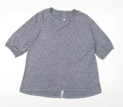 Womens UK Size M COIN 1804 Blue Basic T-Shirt