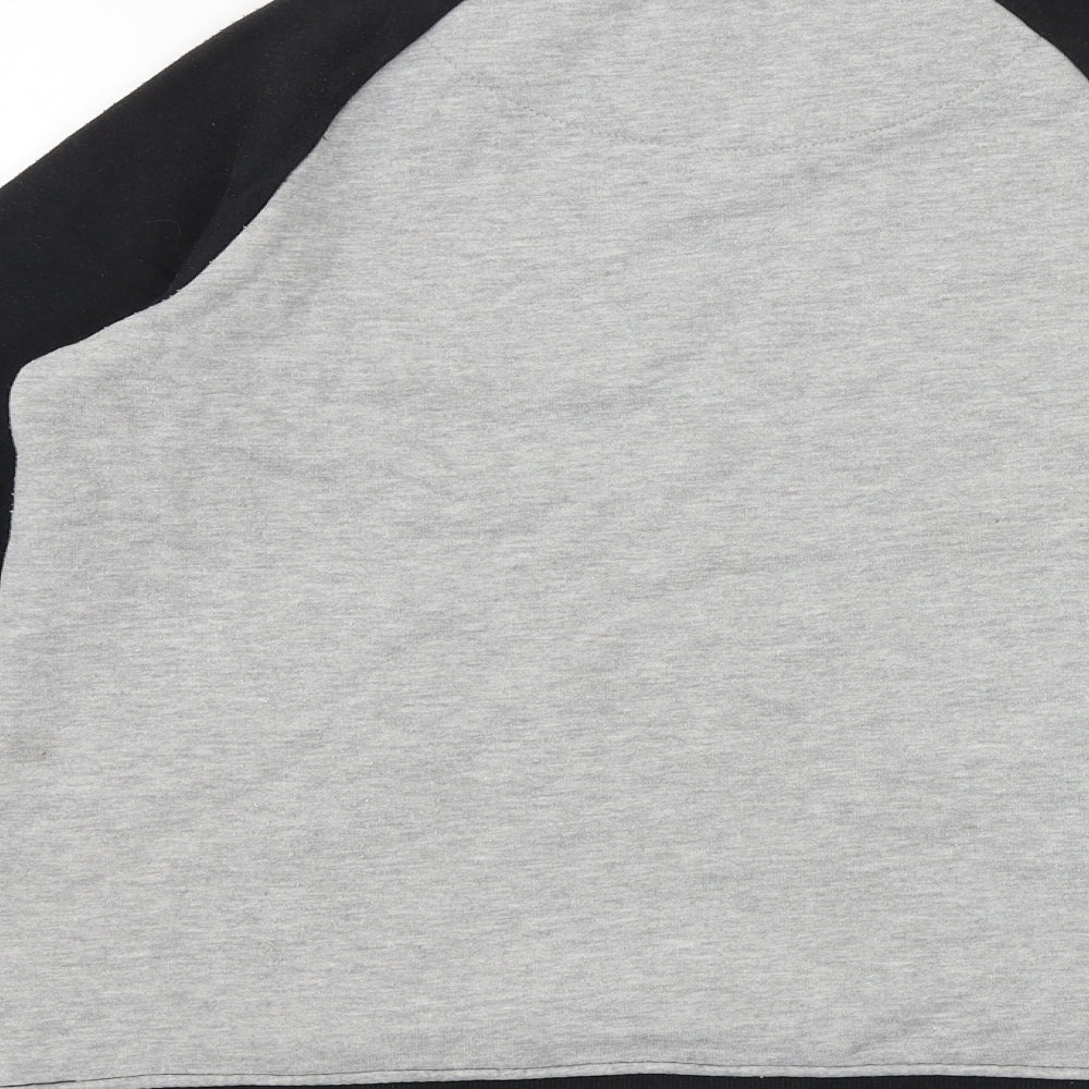 Primark Boys Grey Colourblock Cotton Pullover Sweatshirt Size 12-13 Years Pullover - Brooklyn