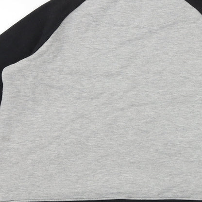 Primark Boys Grey Colourblock Cotton Pullover Sweatshirt Size 12-13 Years Pullover - Brooklyn