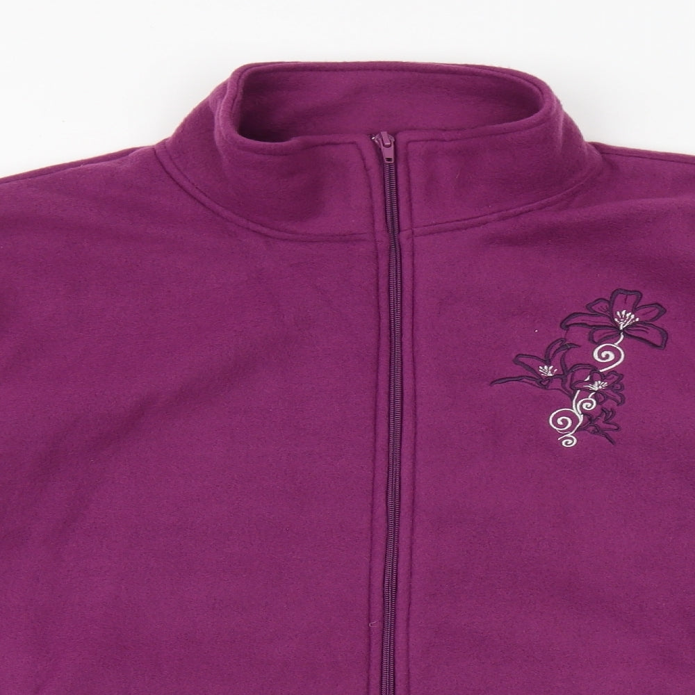 Womens UK Size L Anna De Lancay Purple Jacket
