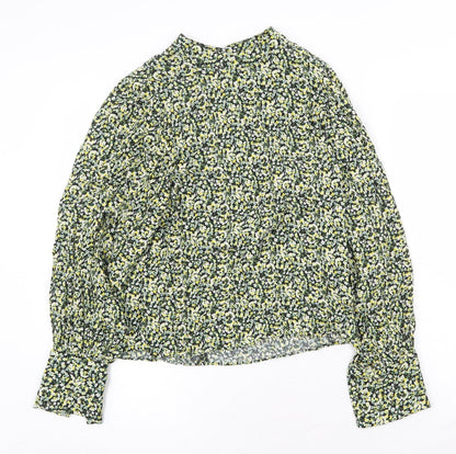 Womens UK Size M H&M Yellow Basic Blouse