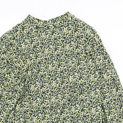 Womens UK Size M H&M Yellow Basic Blouse