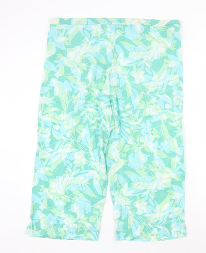 Womens UK Size 40 in Preworn Regular Fit  Green Trousers