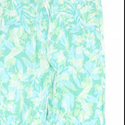 Womens UK Size 40 in Preworn Regular Fit  Green Trousers