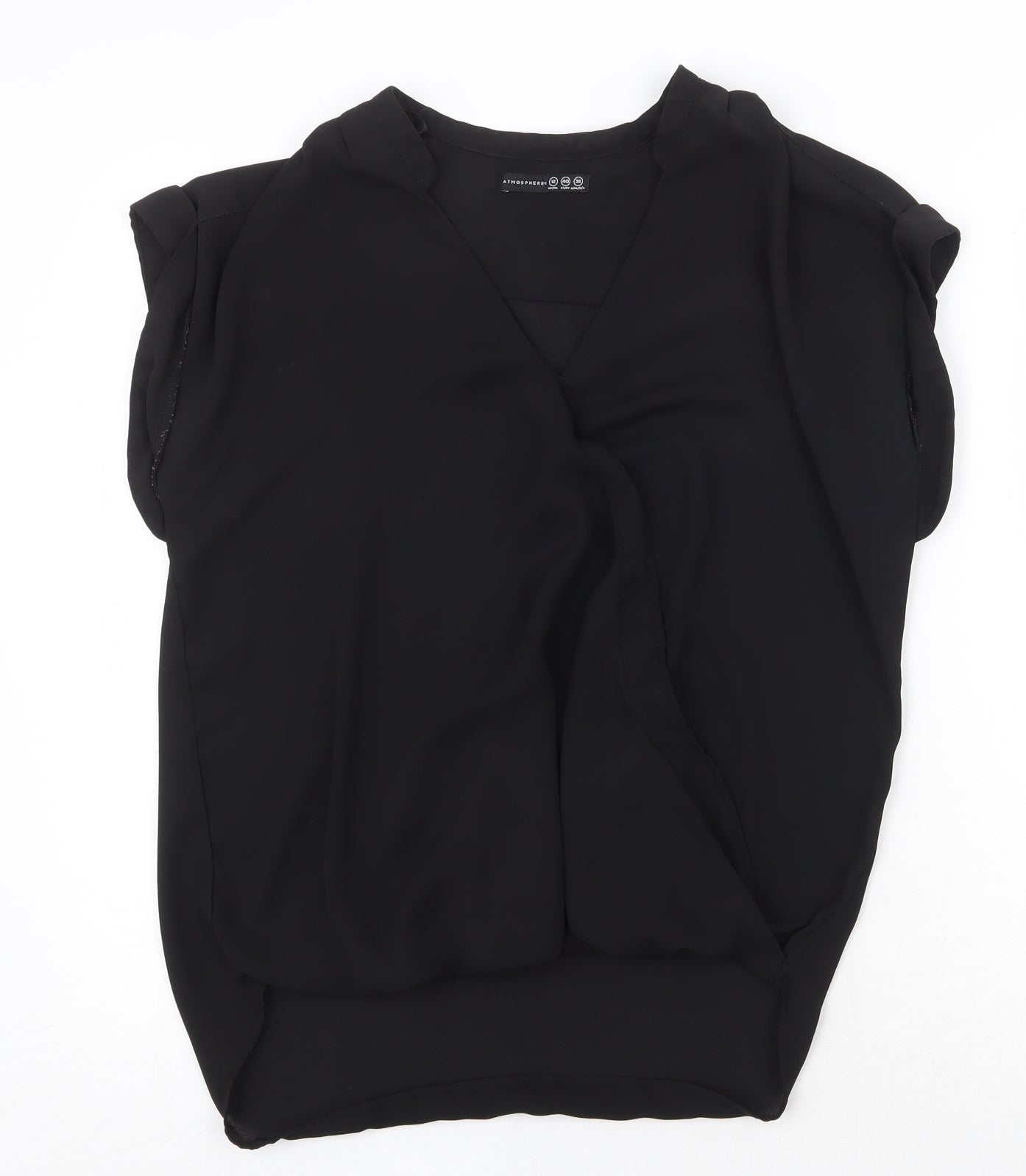 Womens UK Size 12 Atmosphere Black Basic Tank