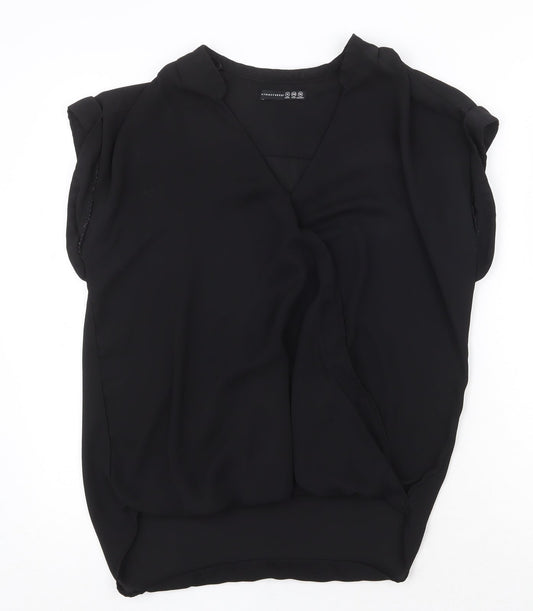 Womens UK Size 12 Atmosphere Black Basic Tank