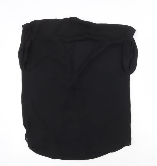 Womens UK Size 12 Atmosphere Black Basic Tank