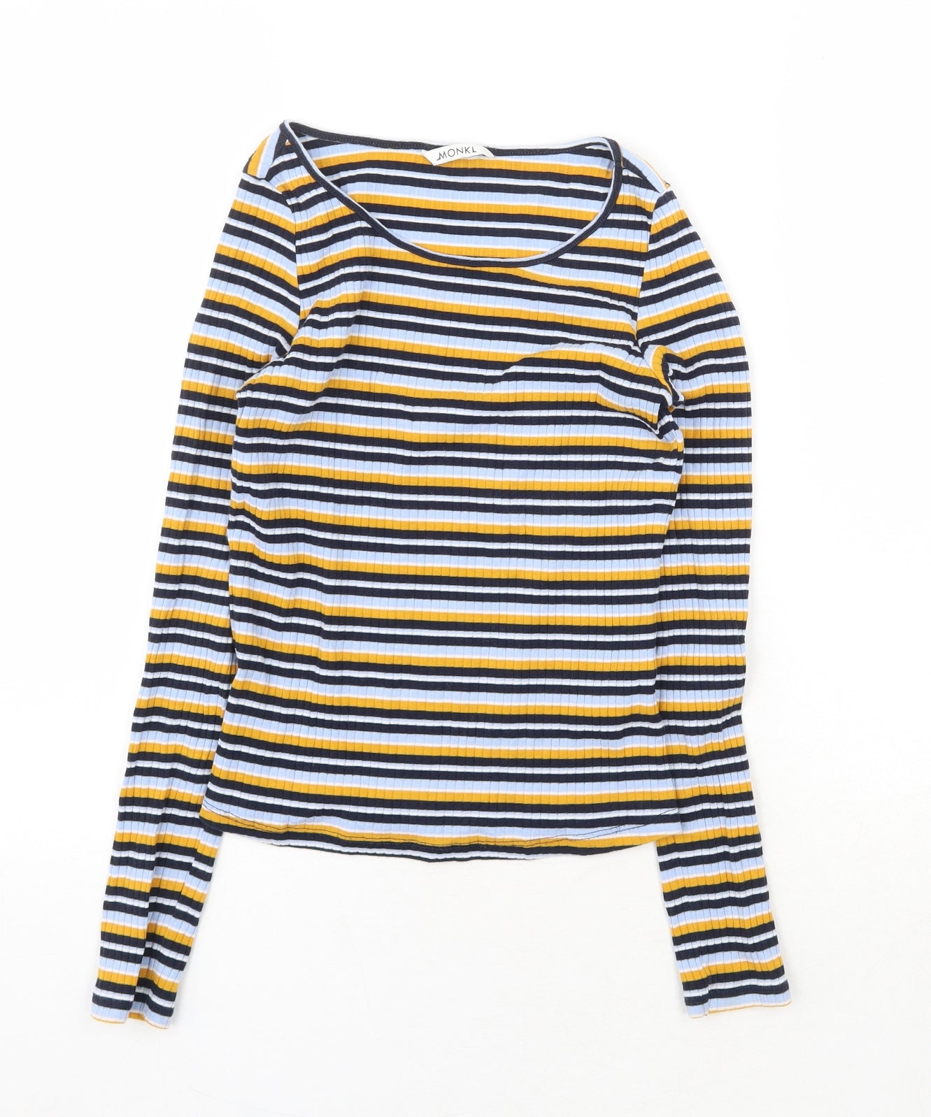 Womens UK Size XS Monki Multicoloured Basic T-Shirt