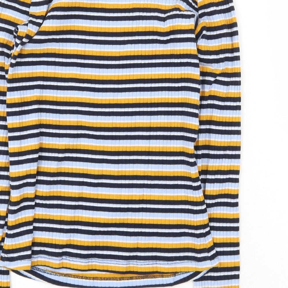 Womens UK Size XS Monki Multicoloured Basic T-Shirt