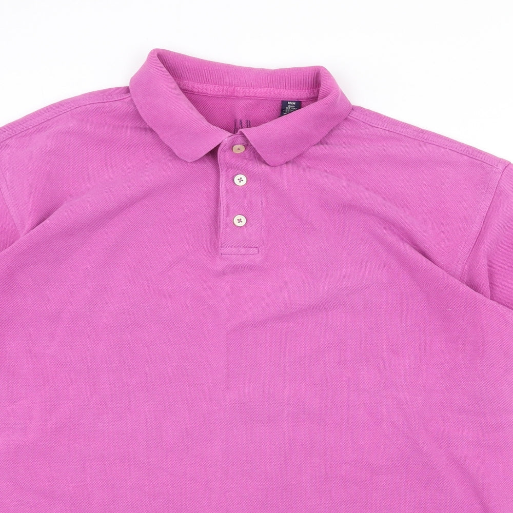 Womens UK Size M Gap Purple Basic Polo