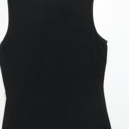 Womens UK Size 10 JFW Black Basic Tank