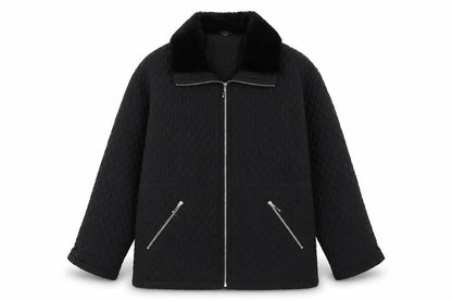 JFW Womens Black Quilted Jacket Size 12 Zip