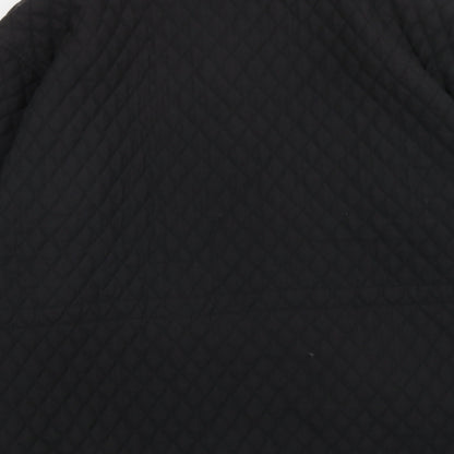 JFW Womens Black Quilted Jacket Size 12 Zip