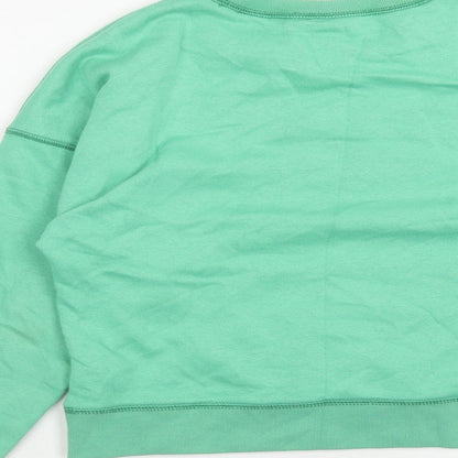 Gap Girls Green Cotton Pullover Sweatshirt Size 12 Years Pullover - Awesome