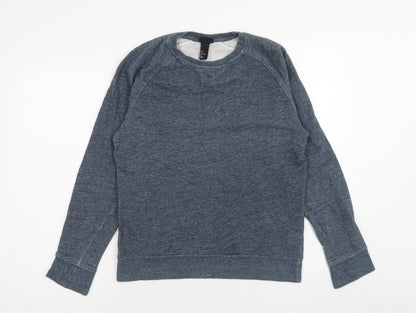 Mens UK Size M H&M Blue Pullover Sweatshirt