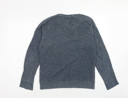 Mens UK Size M H&M Blue Pullover Sweatshirt