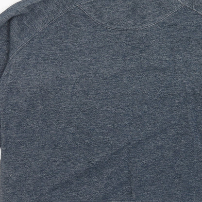 Mens UK Size M H&M Blue Pullover Sweatshirt