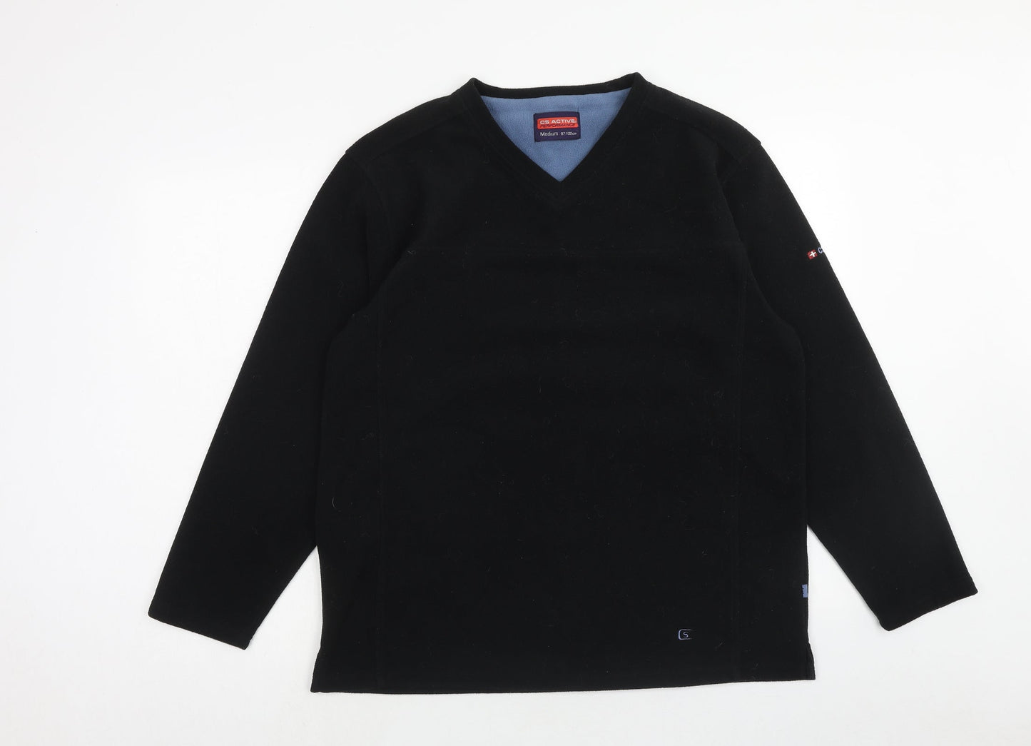 Mens UK Size M CS Active Black Pullover Sweatshirt