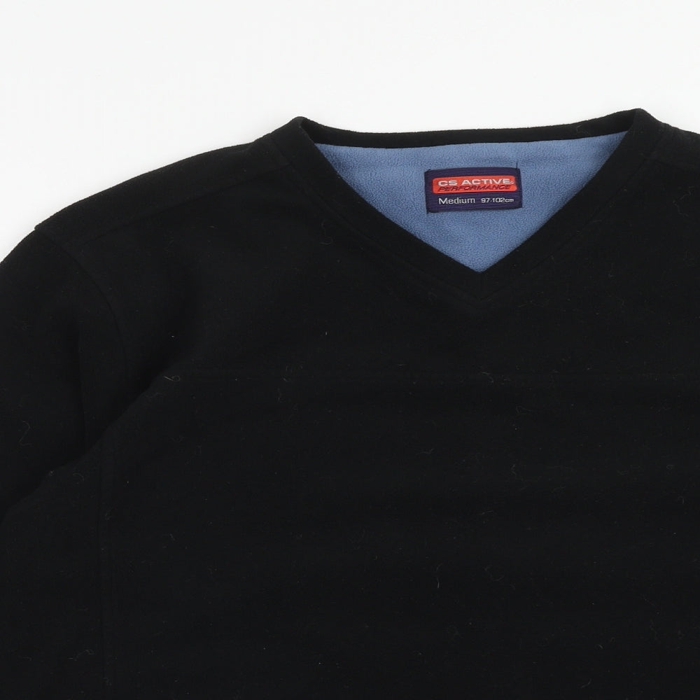 Mens UK Size M CS Active Black Pullover Sweatshirt