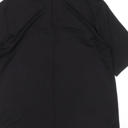 Womens UK Size XS H&M Black Basic Blouse