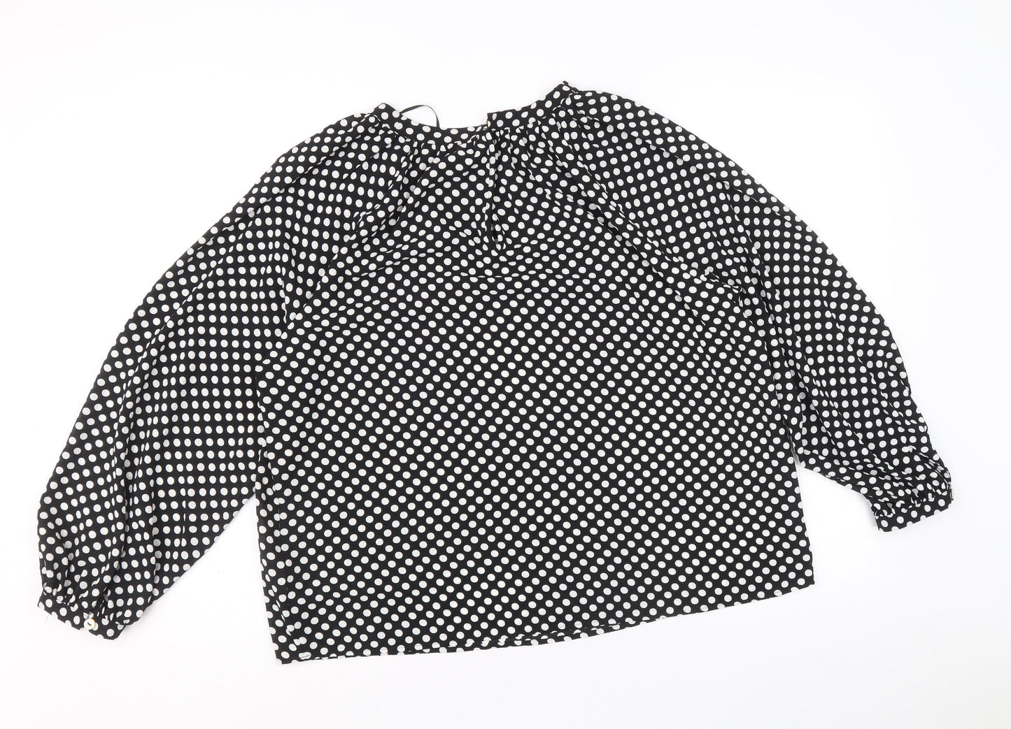 Womens UK Size 10 Marks and Spencer Black Basic Blouse