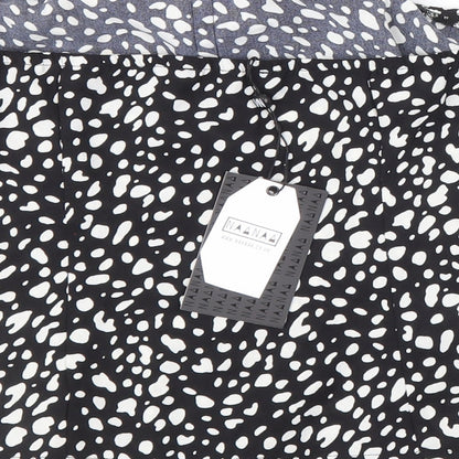 Womens UK Size 8 Naanaa Black Basic Tank