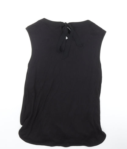 Womens UK Size 10 Marks and Spencer Black Basic Tank