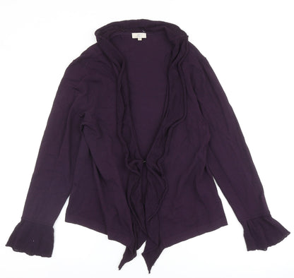 Womens UK Size L CC Purple Cardigan Jumper