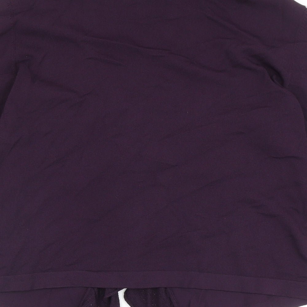Womens UK Size L CC Purple Cardigan Jumper