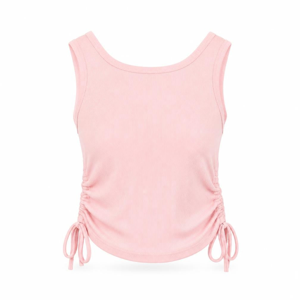Womens UK Size S SheIn Pink Cropped Tank
