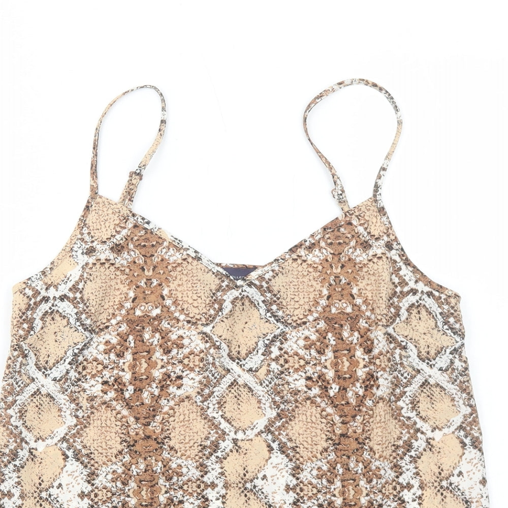 Womens UK Size 6 Marks and Spencer Brown Camisole Tank