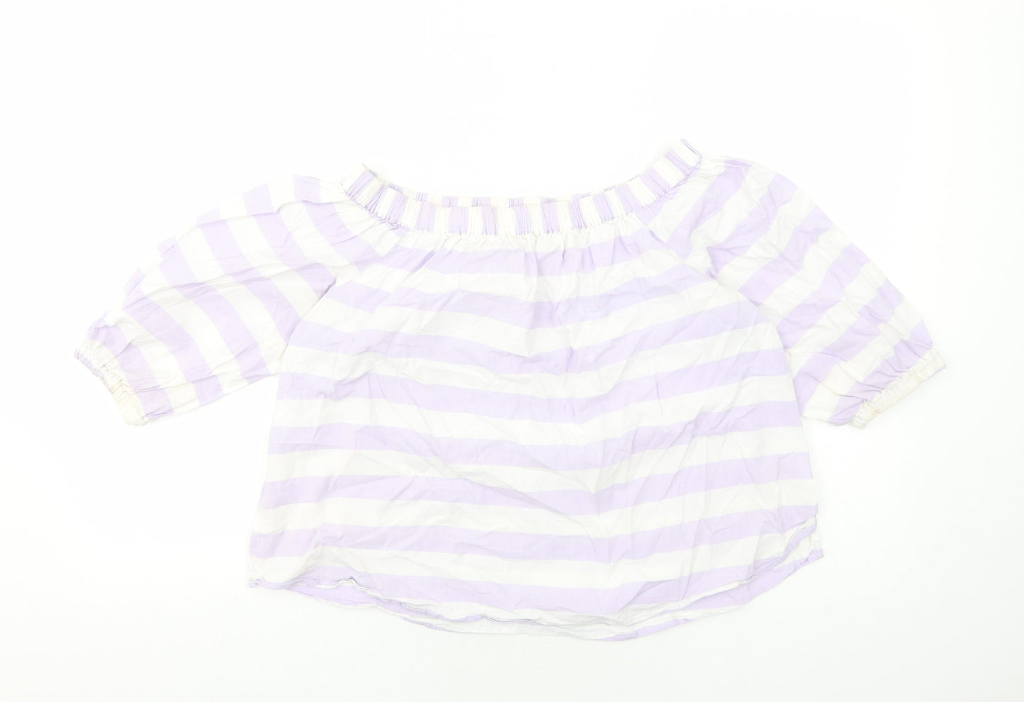 Womens UK Size 12 Marks and Spencer Purple Basic Blouse