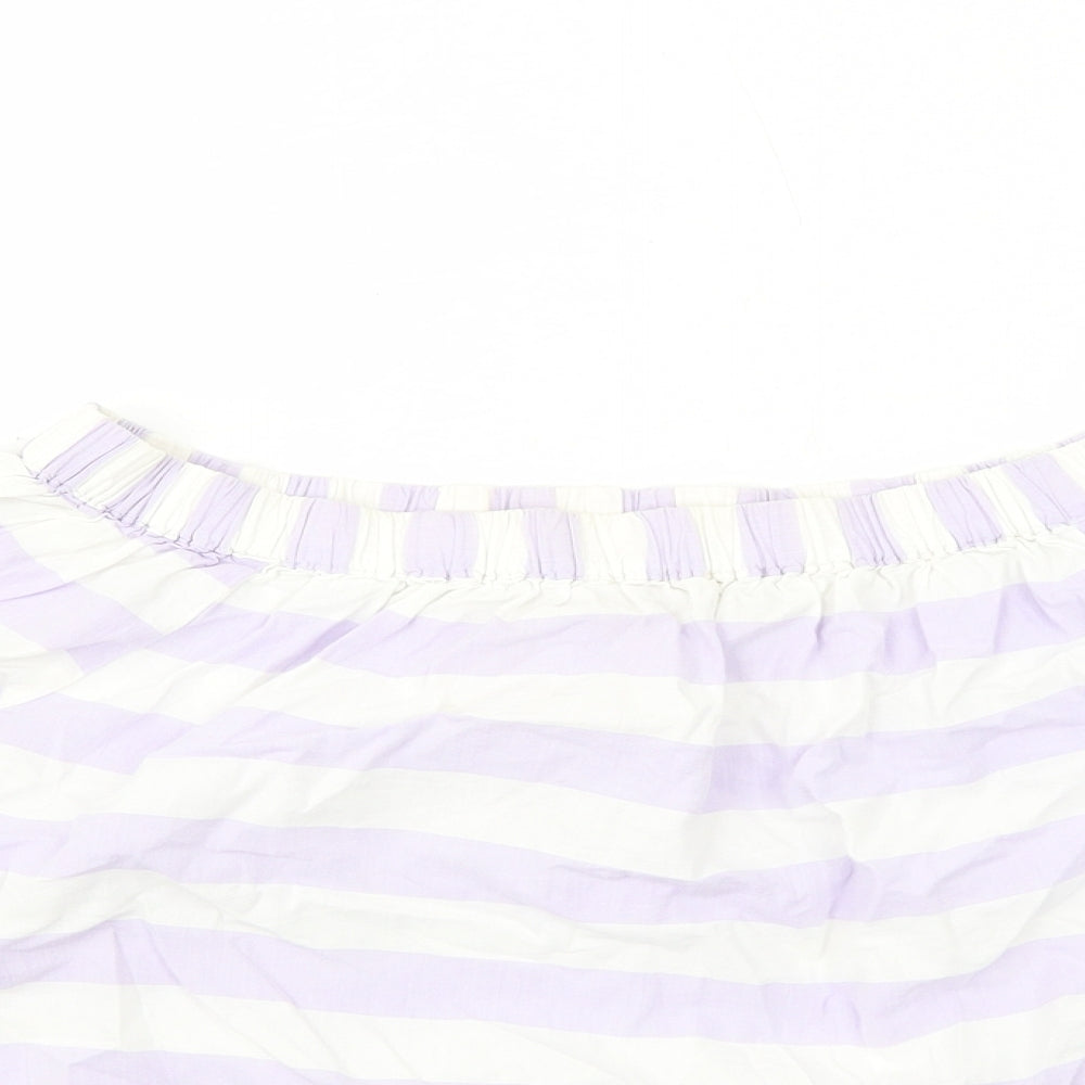 Womens UK Size 12 Marks and Spencer Purple Basic Blouse