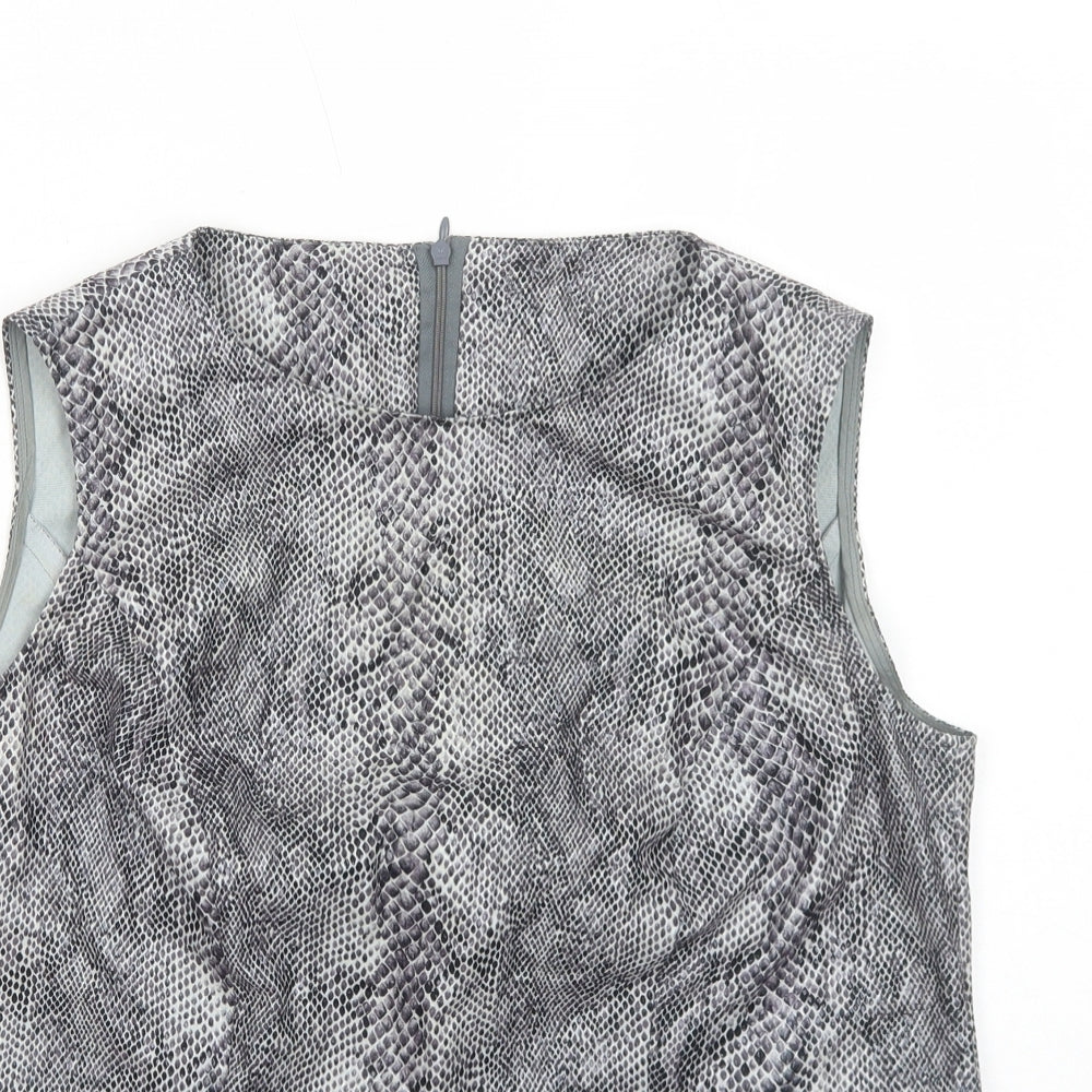 Womens UK Size 14 Preworn Grey Basic Tank
