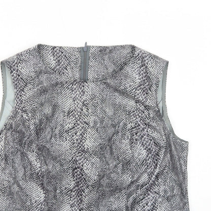 Womens UK Size 14 Preworn Grey Basic Tank