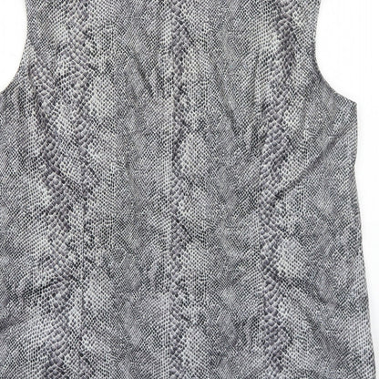 Womens UK Size 14 Preworn Grey Basic Tank