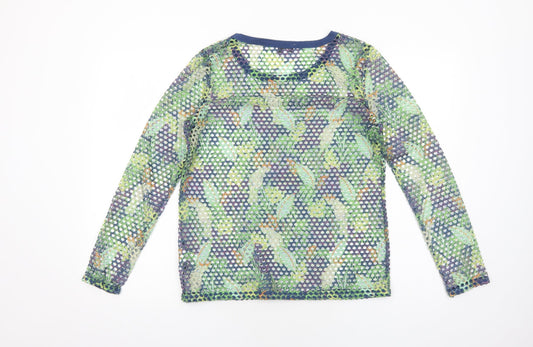 Womens UK Size 10 NEXT Green Basic T-Shirt