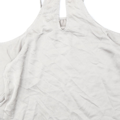 Womens UK Size 6 New Look Beige Basic Tank