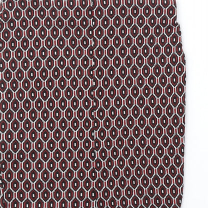 Primark Womens Black Geometric Polyester Straight & Pencil Skirt Size 4XL